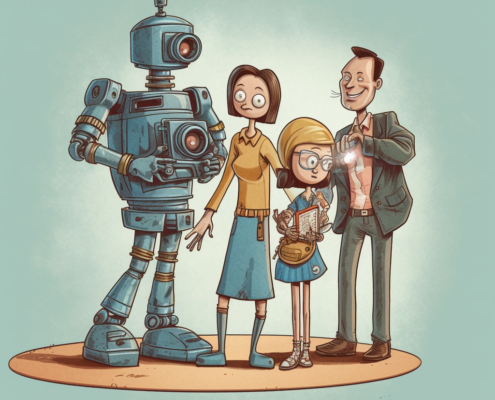 robotic family images