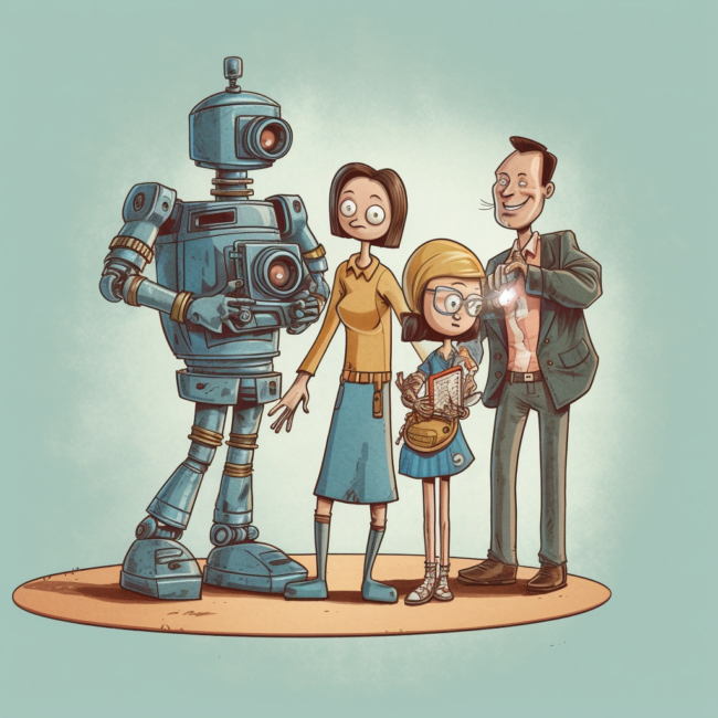 robotic family images